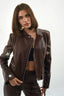 Starboy Jacket - Brown (Vegan Leather)