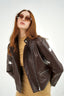 Starboy Jacket - Brown (Vegan Leather)