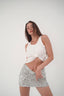 Glitter Skirt - Silver